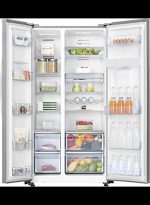 ثلاجة ببابين 240 وات RS741N4WSU فضي - Image 3